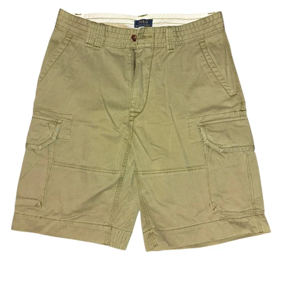 Polo Ralph Lauren Men's Olive Cargo Shorts - Picture 6 of 16